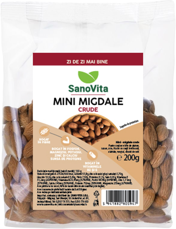 Mini migdale, 200g, SanoVita