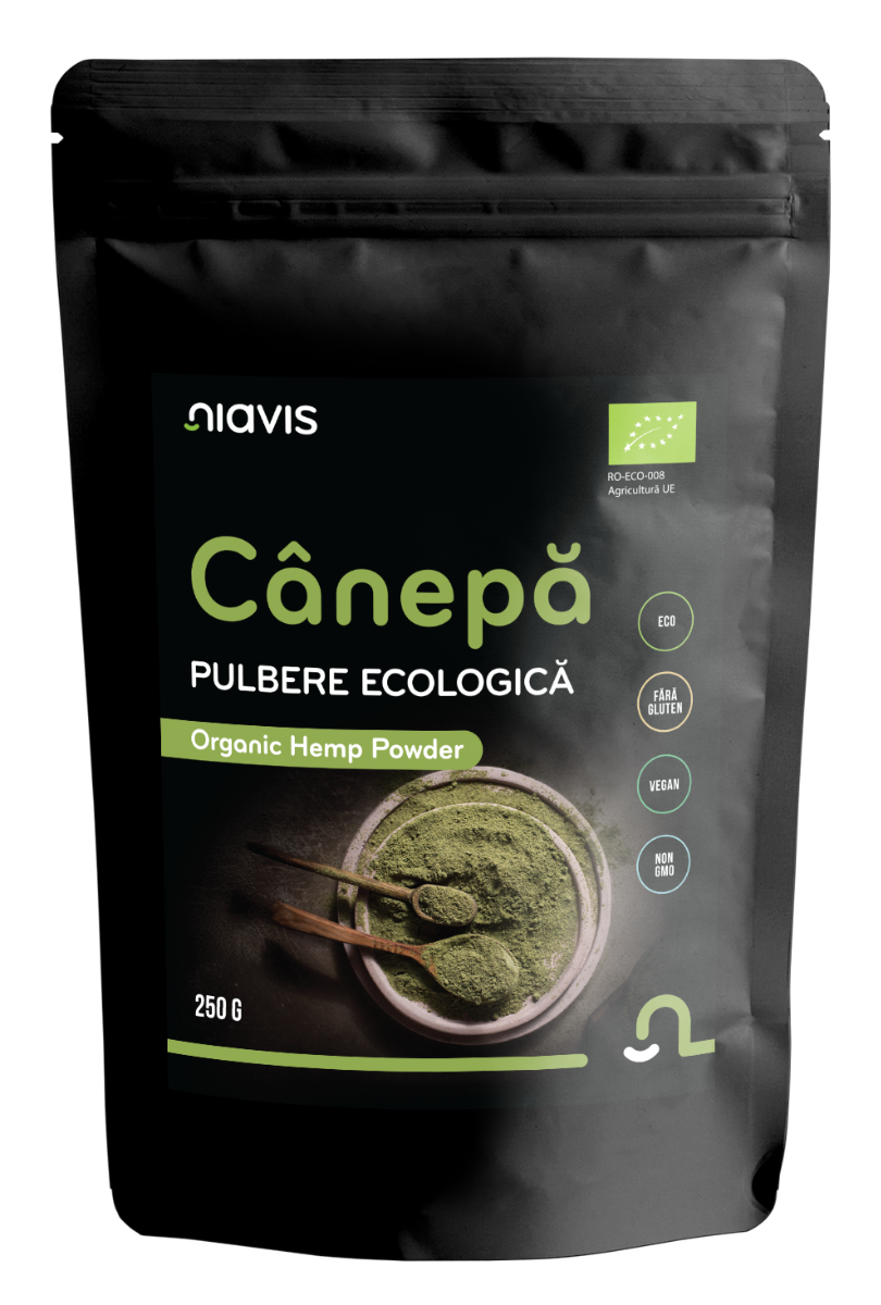 Canepa Pulbere ecologica, 250g, Niavis