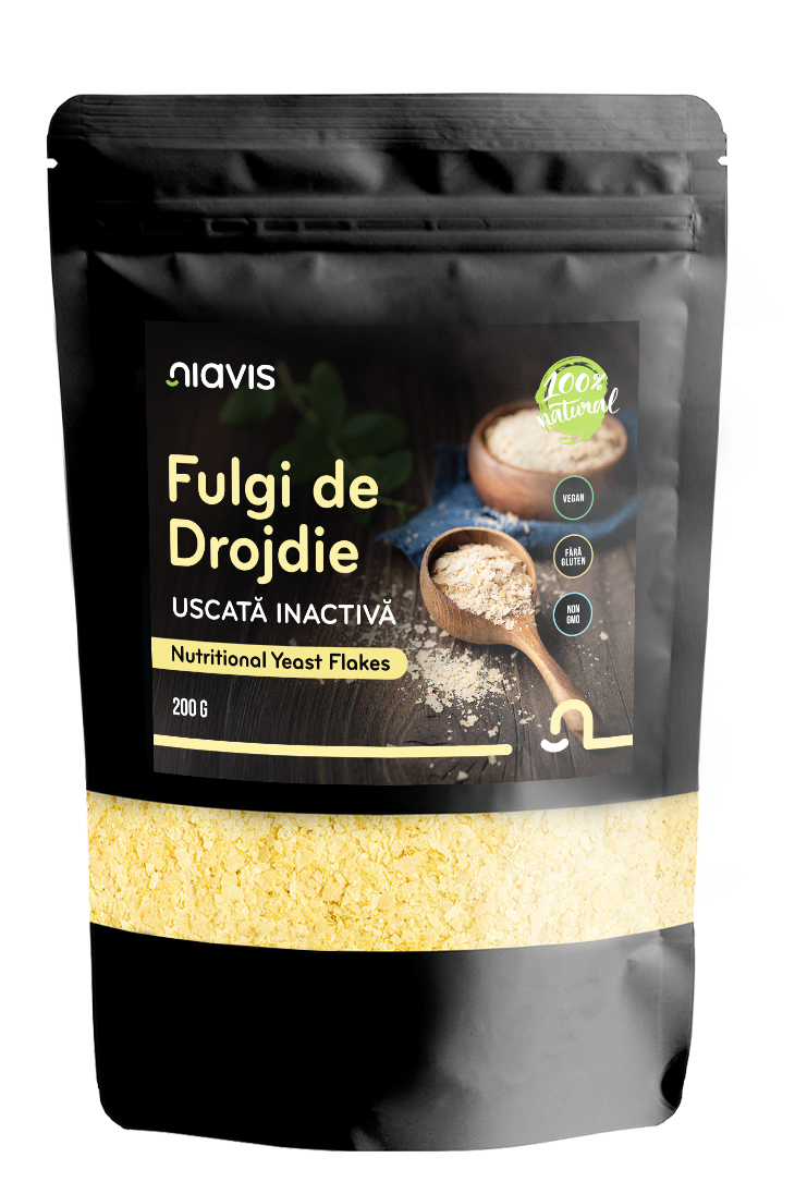 Fulgi de drojdie uscata inactiva, 200g, Niavis