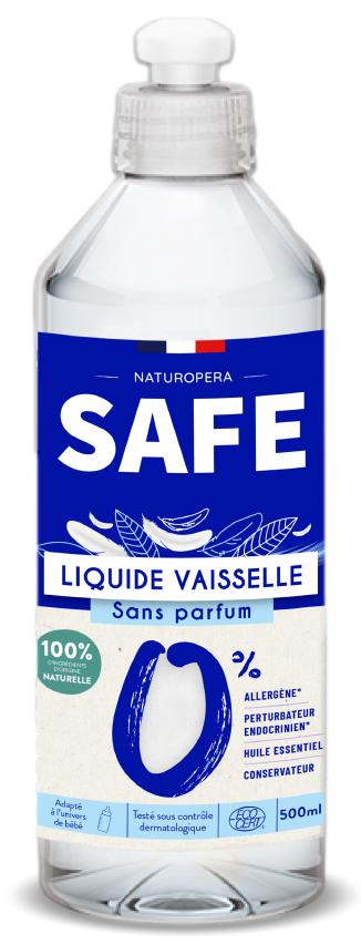 Detergent bio pentru vase fara parfum sau alergeni, 500ml, Safe
