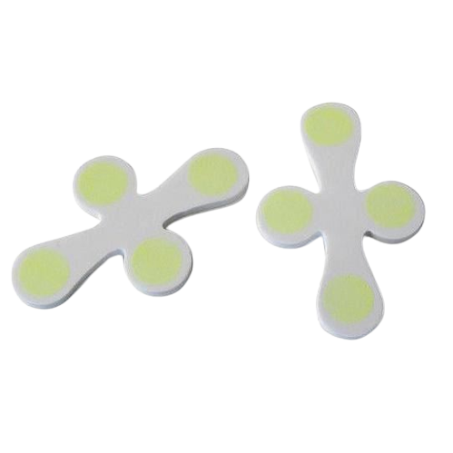 Protectii fosforescente din poliuretan pentru colturi 8398B, 4 bucati, Reer