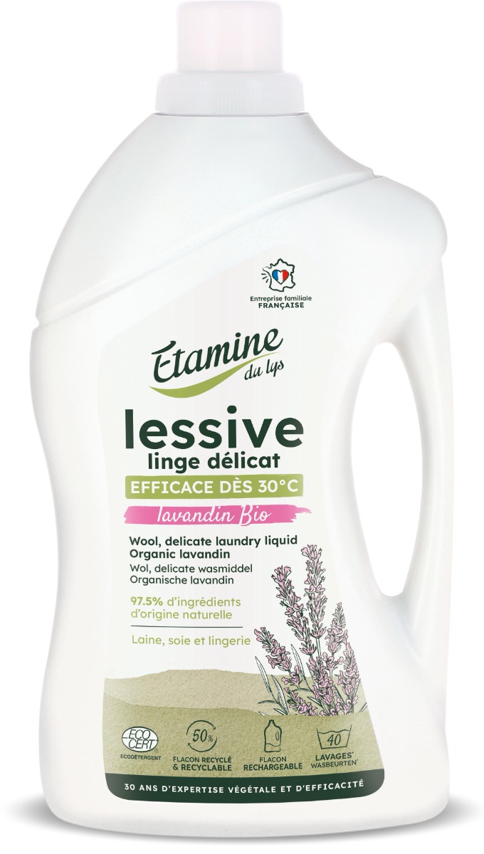 Detergent bio pentru rufe delicate si lana cu parfum de lavanda, 1000ml, Etamine