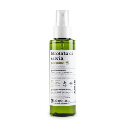 Hidrolat bio (apa florala) anti-inflamator de salvie, 100ml, La Saponaria