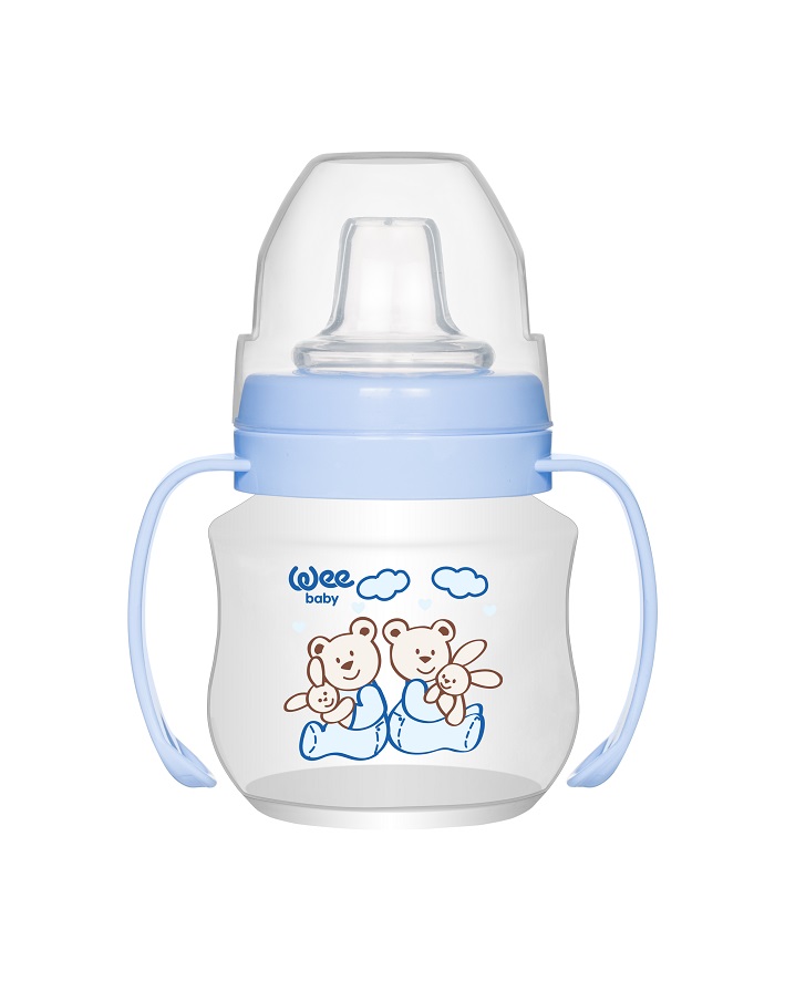 Pahar care nu curge cu maner, 125ml, Wee Baby
