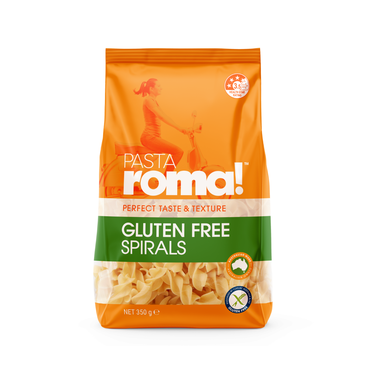 Paste spirale Roma, 350g, Orgran