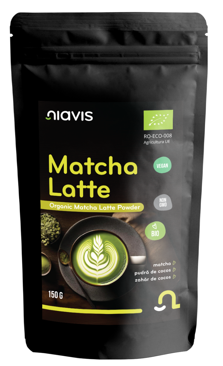 Pulbere ecologica Matcha Latte, 150g, Niavis