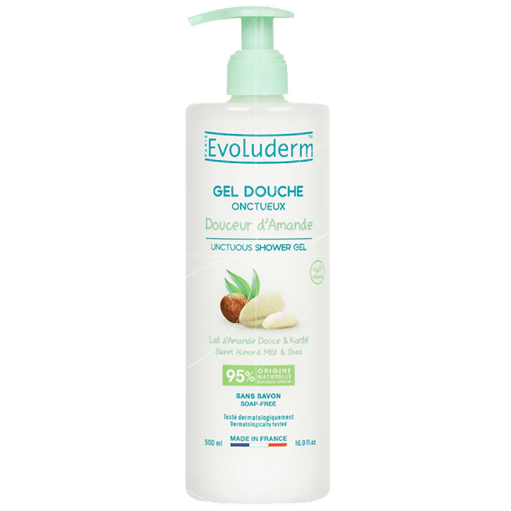 Gel de dus cremos Douceur d'Amande, 500ml, Evoluderm