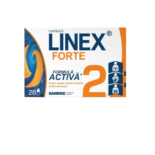 Linex Forte, 28 capsule, Sandoz