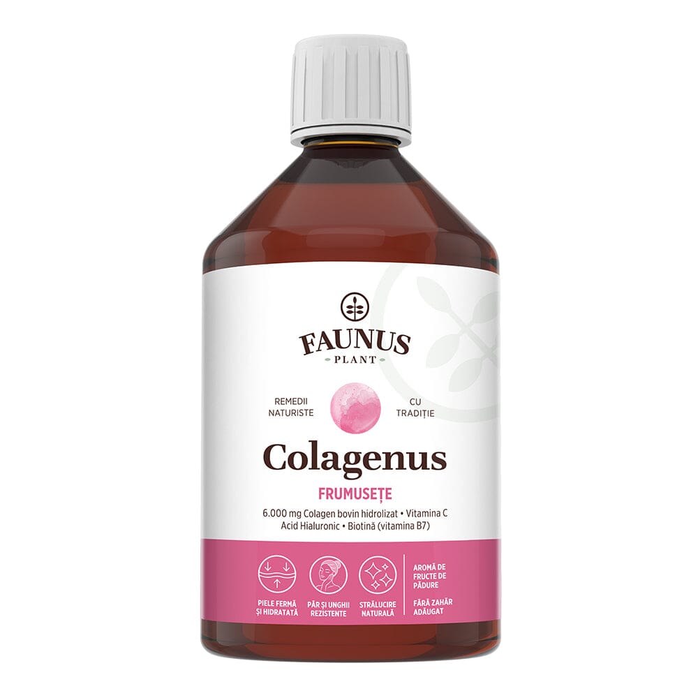 Colagen lichid pentru piele si par Colagenus Frumusete, 500ml, Faunus Plant