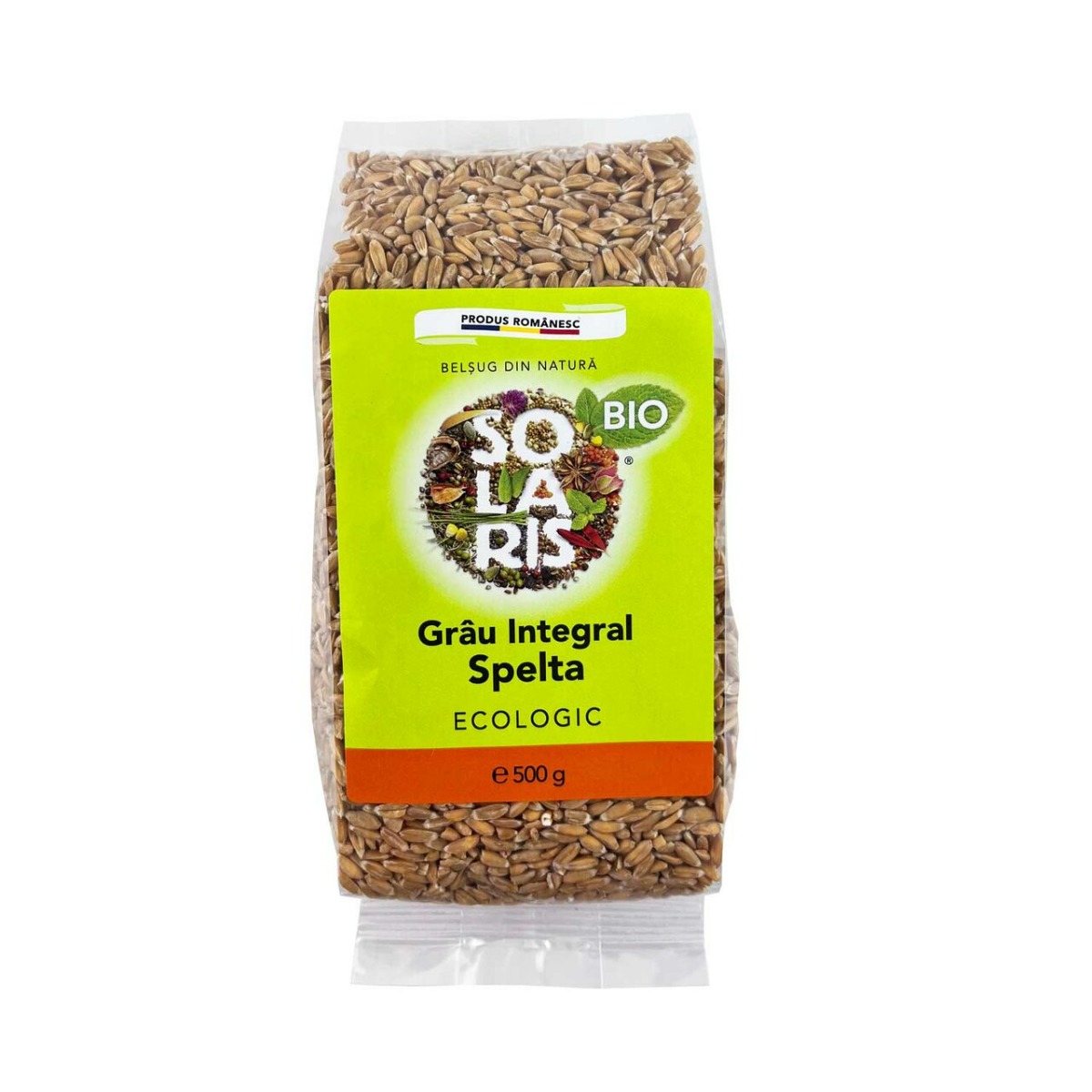 Grau integral Spelta Bio, 500g, Solaris