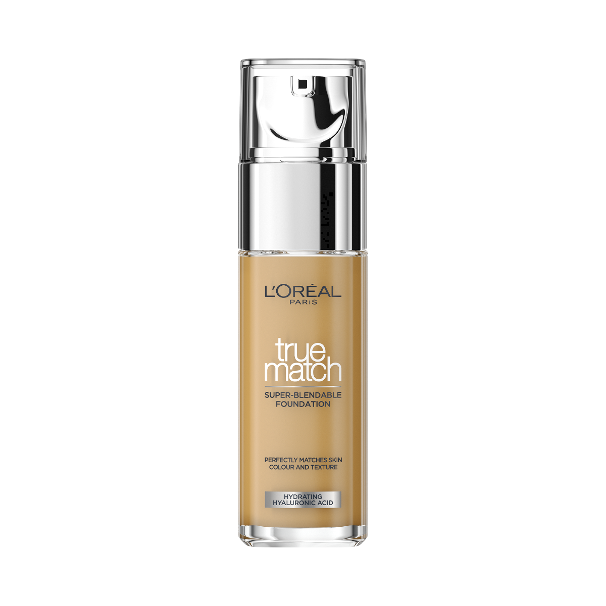 Fond de ten infuzat cu acid hialuronic True Match 4DW Golden Natural, 30ml, L'Oreal Paris