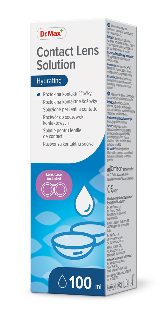 Dr. Max Solutie lentile de contact, 100ml