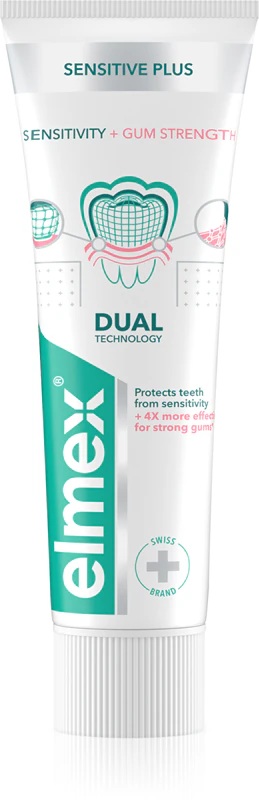 Pasta de dinti Sensitive Plus Sensitivity+Gum, 75ml, Elmex