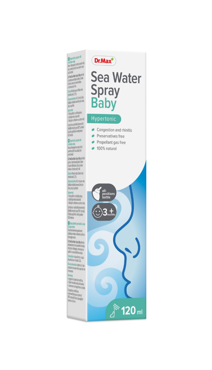 Dr. Max Spray nazal hipertonic Baby, 120ml