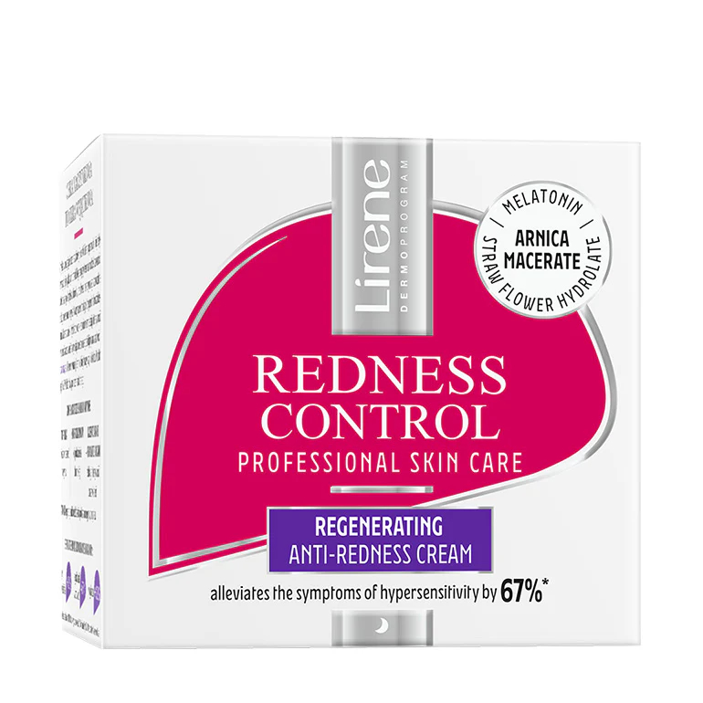 Crema cu efect regenerator pentru fata Redness Control 50ml, Lirene