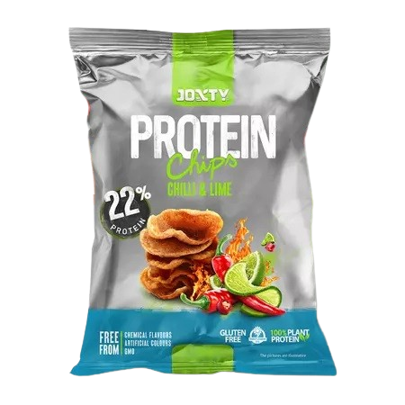 Chipsuri cu chili si lime cu 22% proteine, 50g, Enjoy