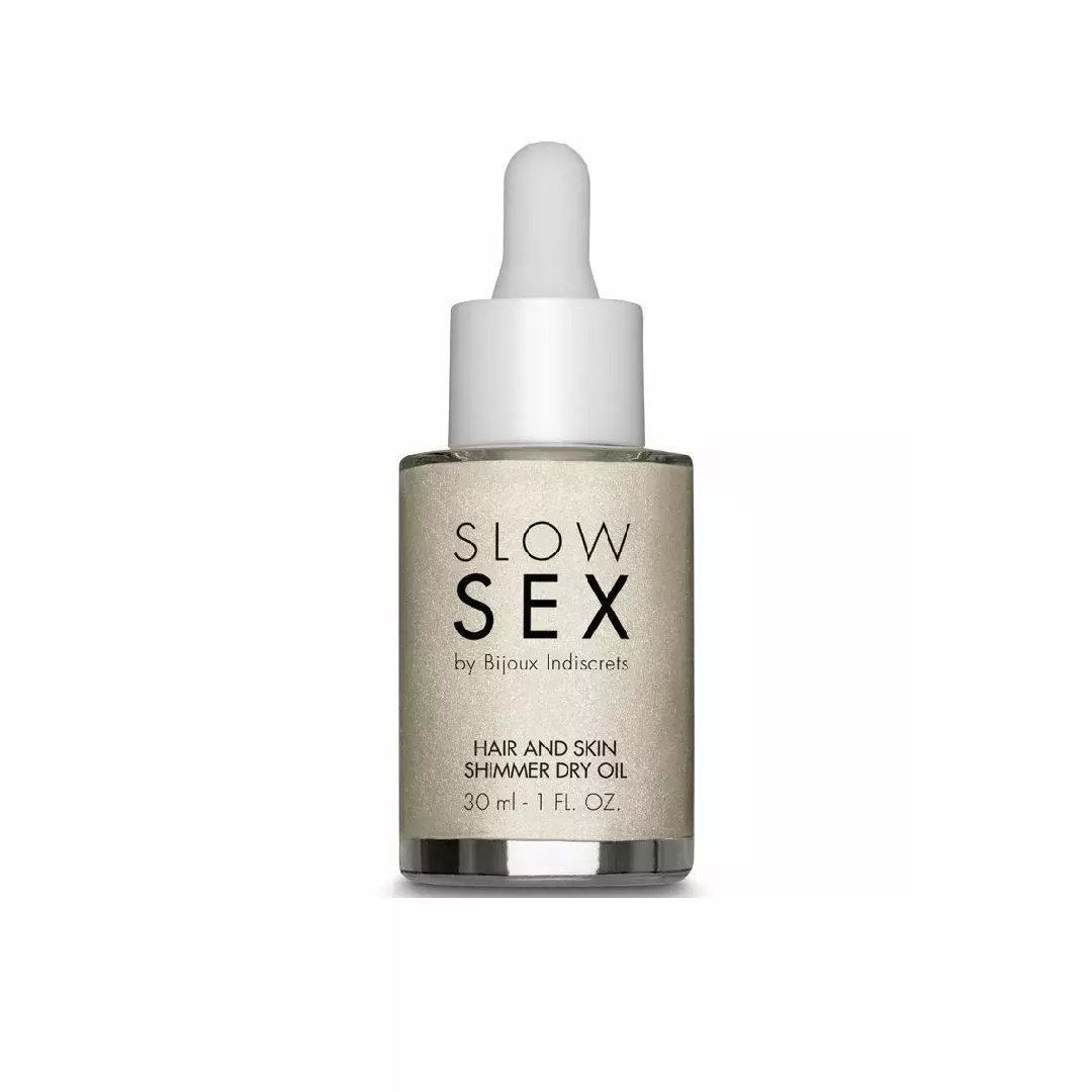 Ulei uscat stralucitor pentru corp Slow Sex, 30ml, Bijoux Indiscrets