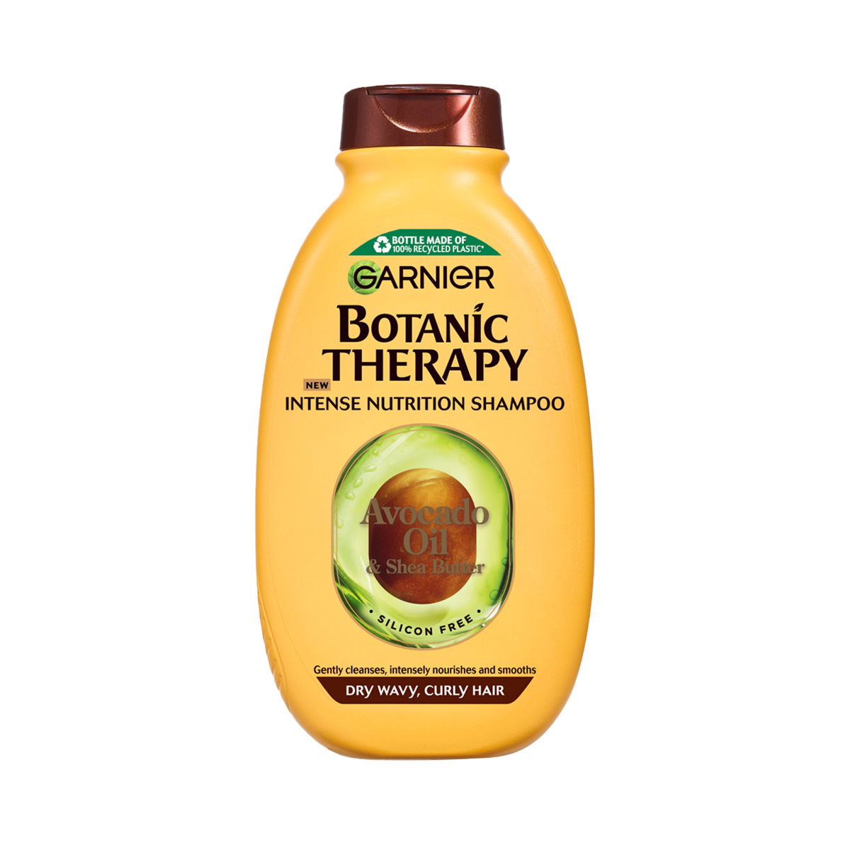 Sampon pentru parul uscat ondulat si cret Botanic Therapy Avocado Oil, 400ml, Garnier