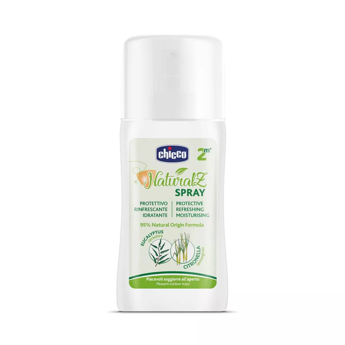 Spray pentru protectie cu extract de eucalipt si citronella NaturalZ 2 luni+, 100ml, Chicco