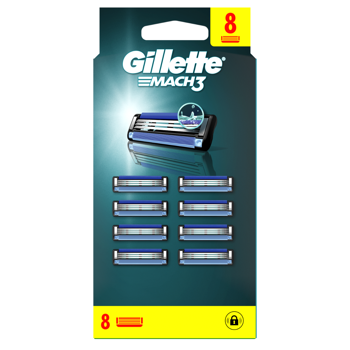 Set rezerve aparat de ras Mach3, 8 bucati, Gillette