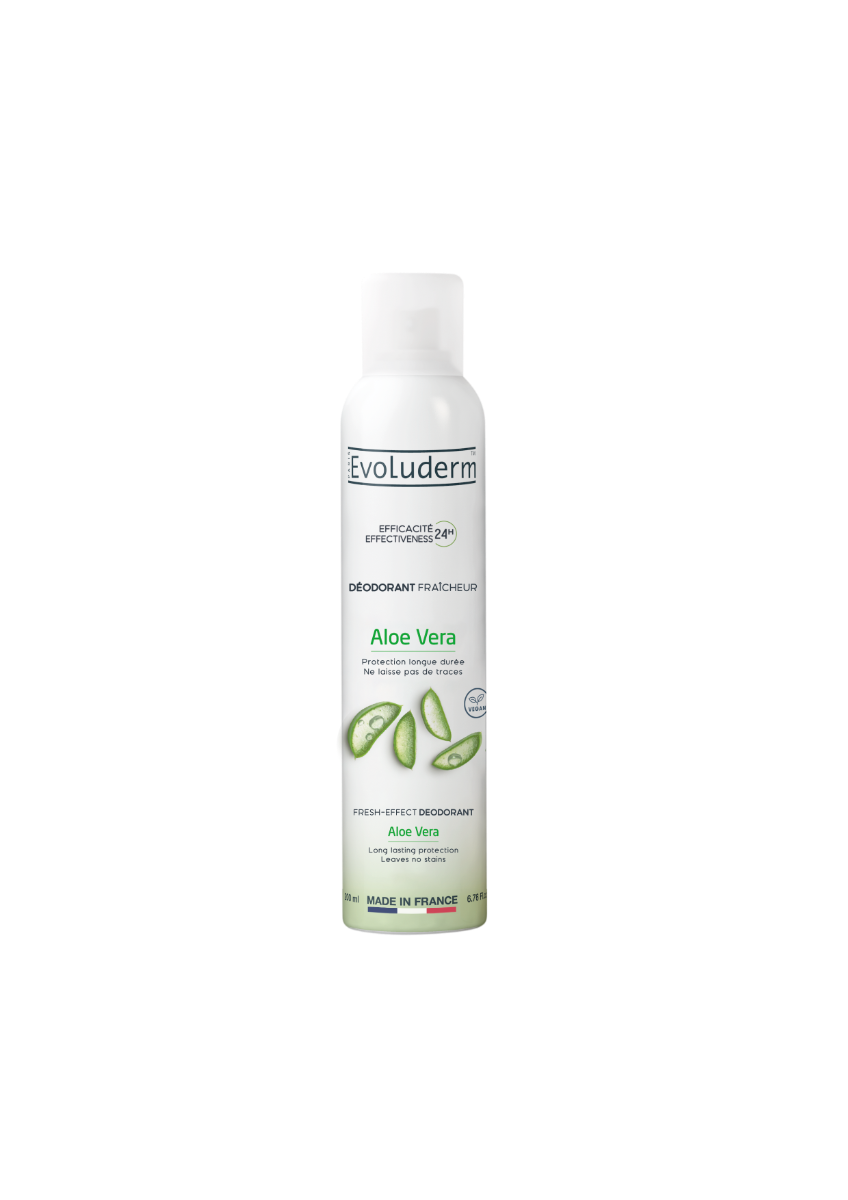 Deodorant cu aloe vera 24H, 200ml, Evoluderm