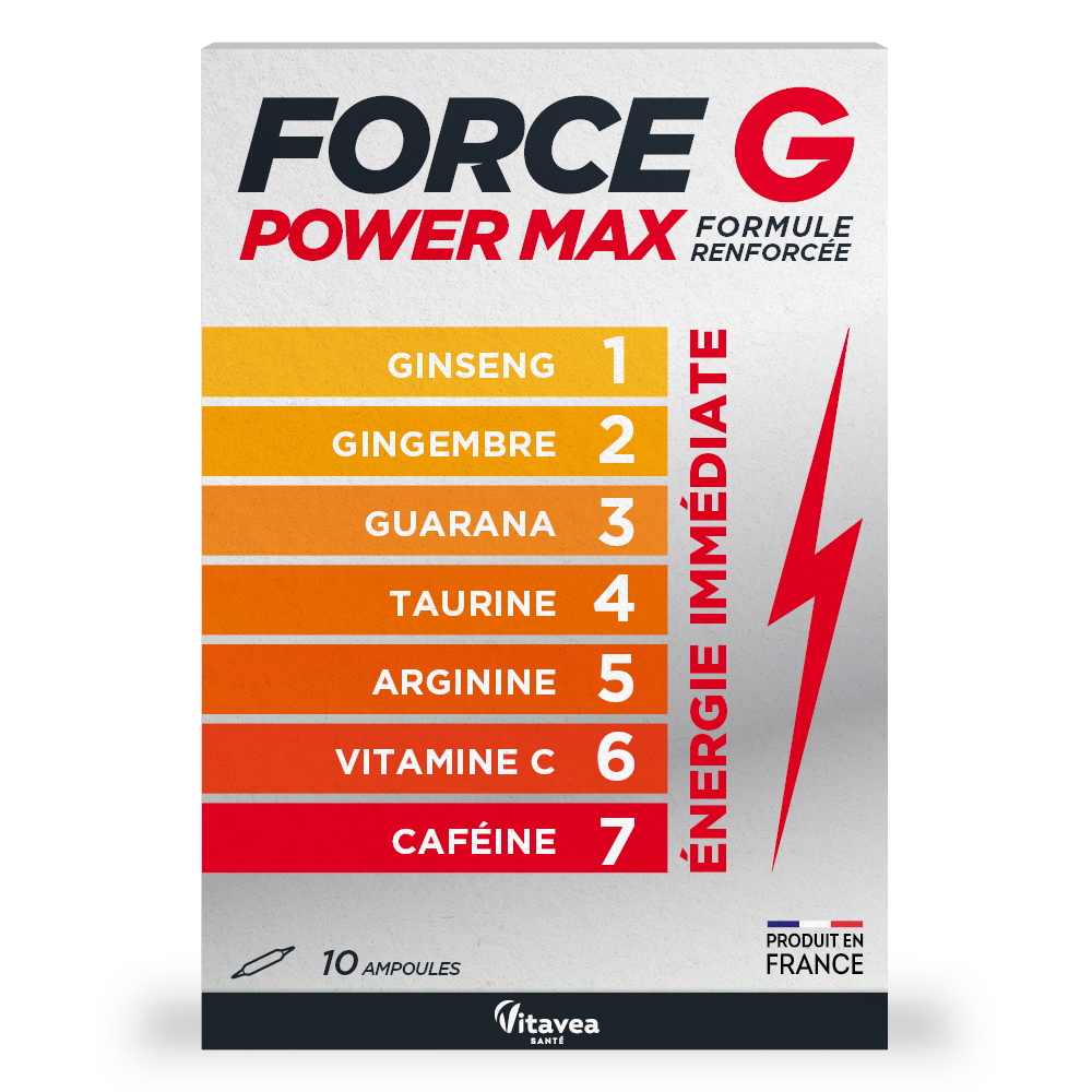 Force G Power Max, 10 fiole buvabile, Vitavea