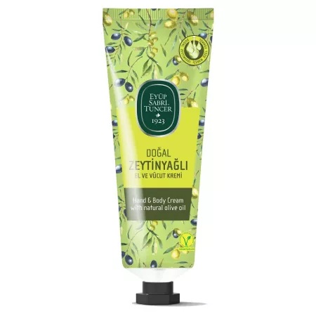 Crema de maini si de corp cu ulei natural de masline, 50ml, Eyup Sabri Tuncer