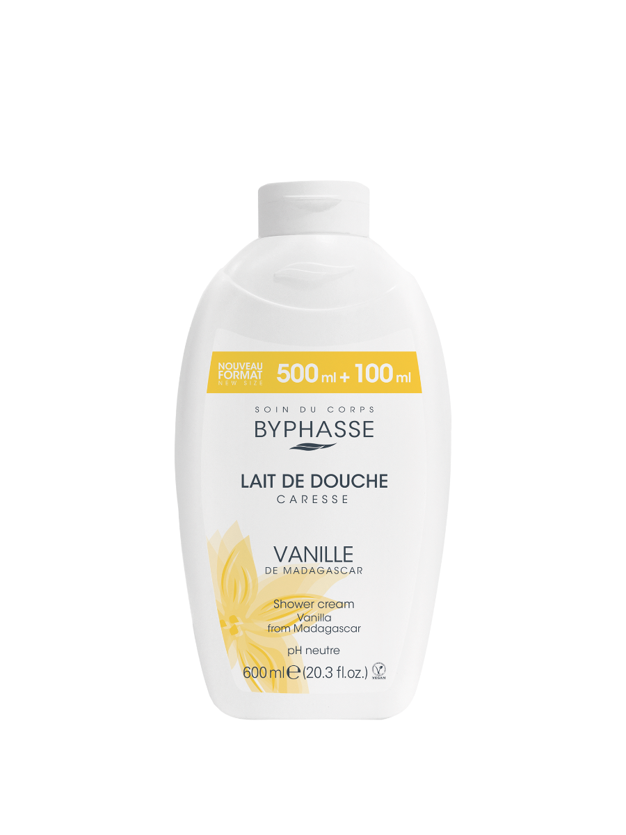 Crema de dus cu vanilie Caresse, 600ml, Byphasse