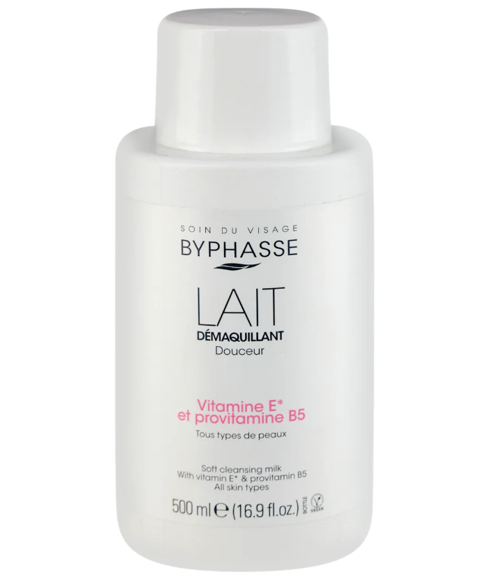 Lapte demachiant delicat pentru toate tipurile de ten, 500ml, Byphasse