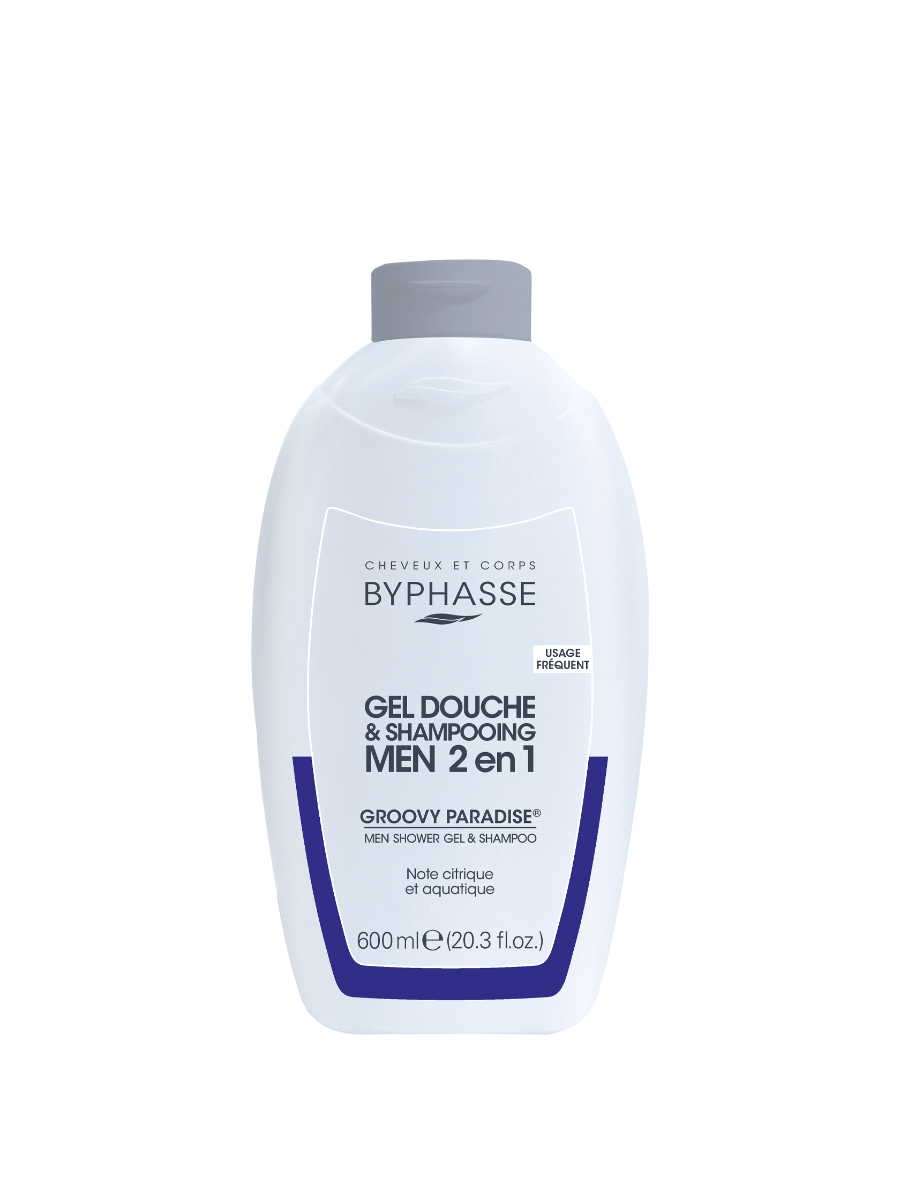 Gel de dus & Sampon 2in1 Groovy Paradise, 600ml, Byphasse