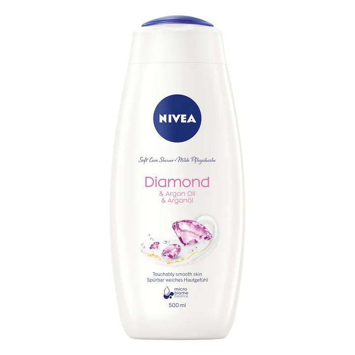 Gel de dus hidratant Care & Diamond, 500ml, Nivea