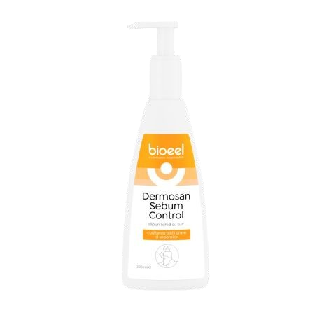 Sapun lichid cu sulf Dermosan Sebum Control, 200ml, Bioeel