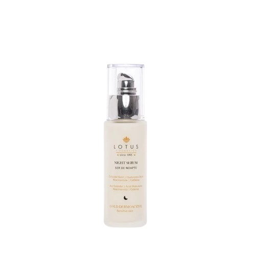 Ser de noapte pentru fata Gold Dermoactive, 50ml, Lotus Cosmetics