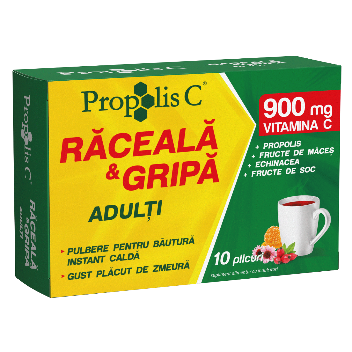 Propolis C raceala si gripa pentru adulti, 10plicuri, Fiterman