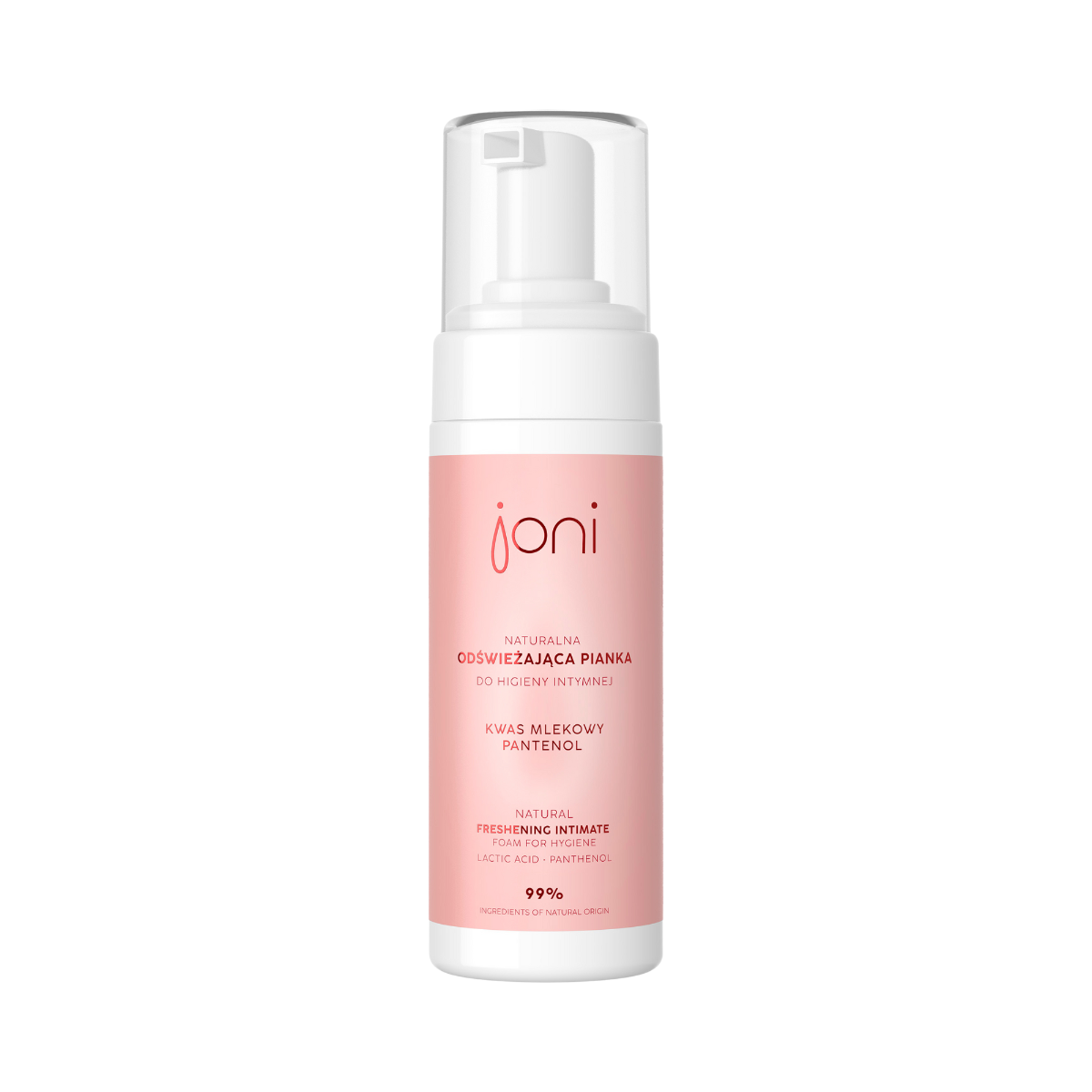 Spuma naturala de curatare revigoranta pentru igiena intima, 150ml, Joni