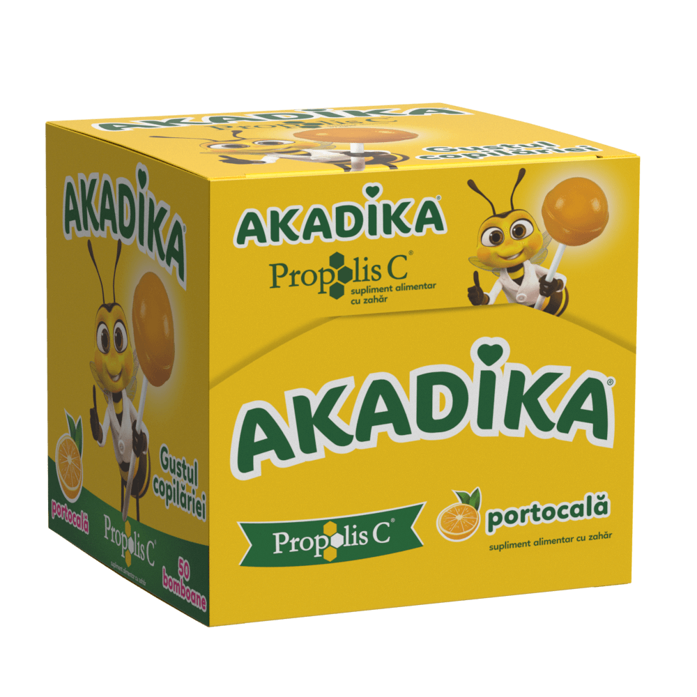 Akadika Propolis C portocala, 50 acadele, Fiterman