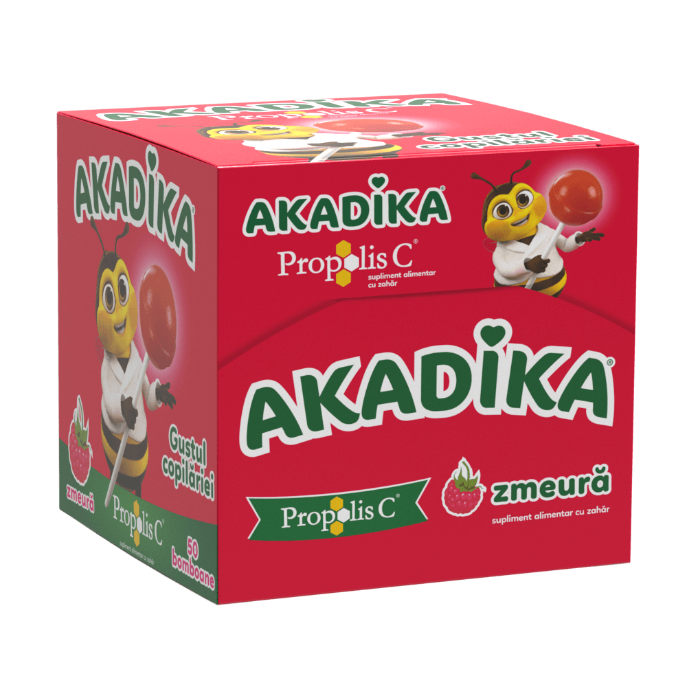 Akadika Propolis C zmeura, 50 acadele, Fiterman