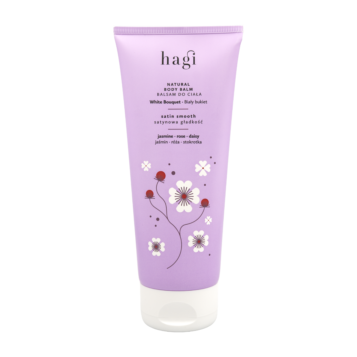 Balsam de corp natural White Bouquet, 200ml, Hagi