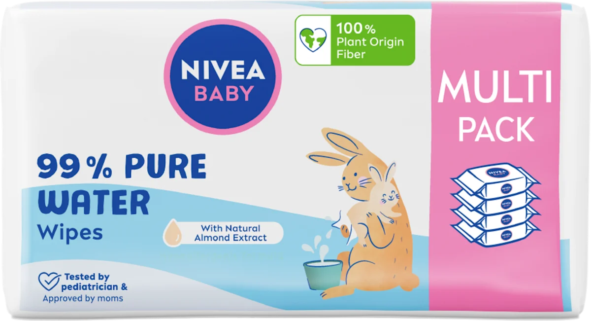 Servetele Economy Pack Fresh&Pure Baby, 4x57 bucati, Nivea