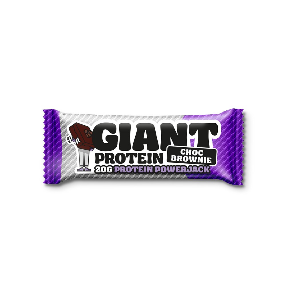 Baton proteic din ovaz cu ciocolata brownie Choc Brownie, 90g, Giant Bar