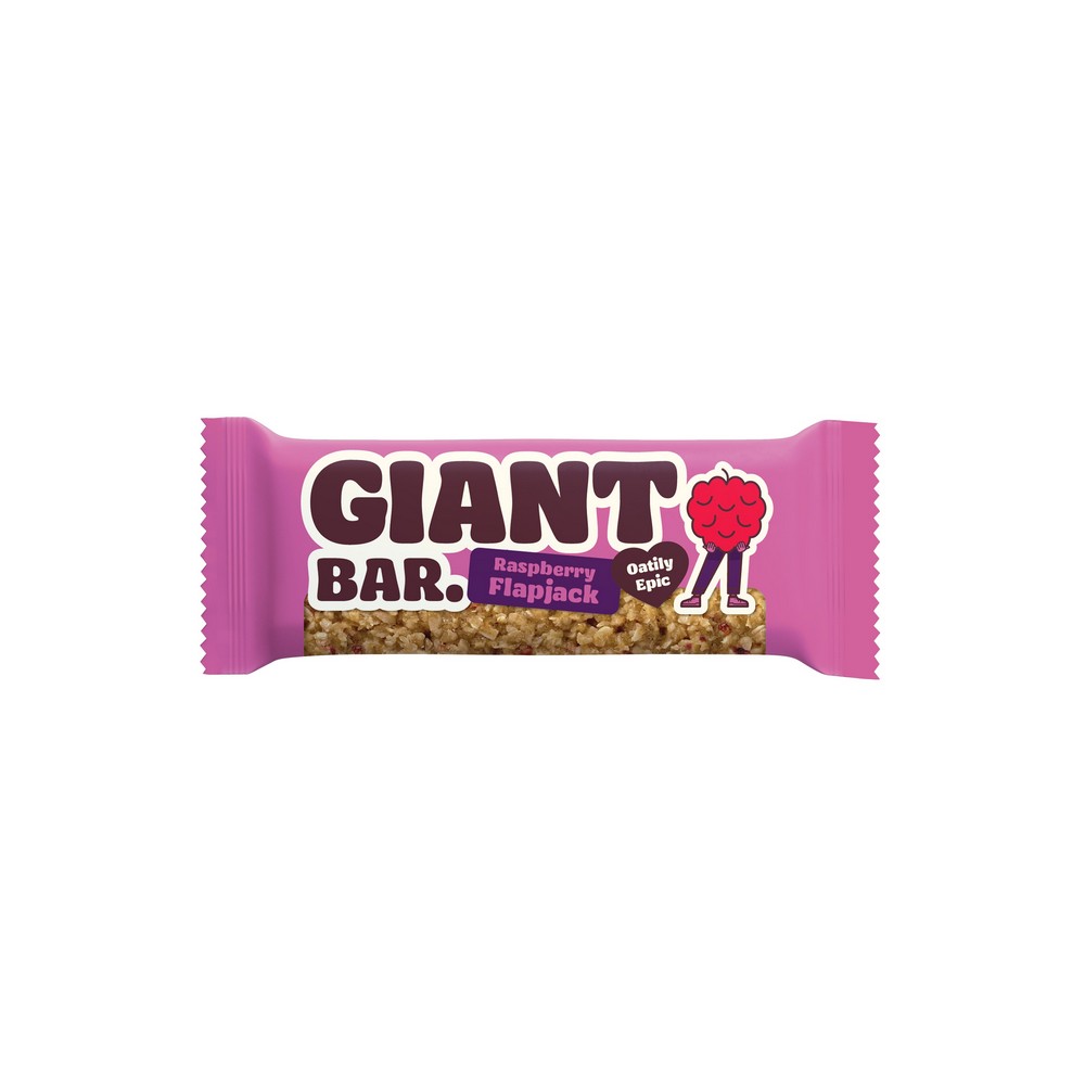Baton de ovaz cu zmeura, 90g, Giant Bar