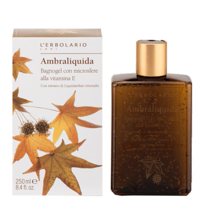 Gel de dus Ambraliquida, 250ml, L'Erbolario