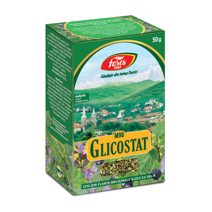 Ceai Glicostat, 50g, Fares