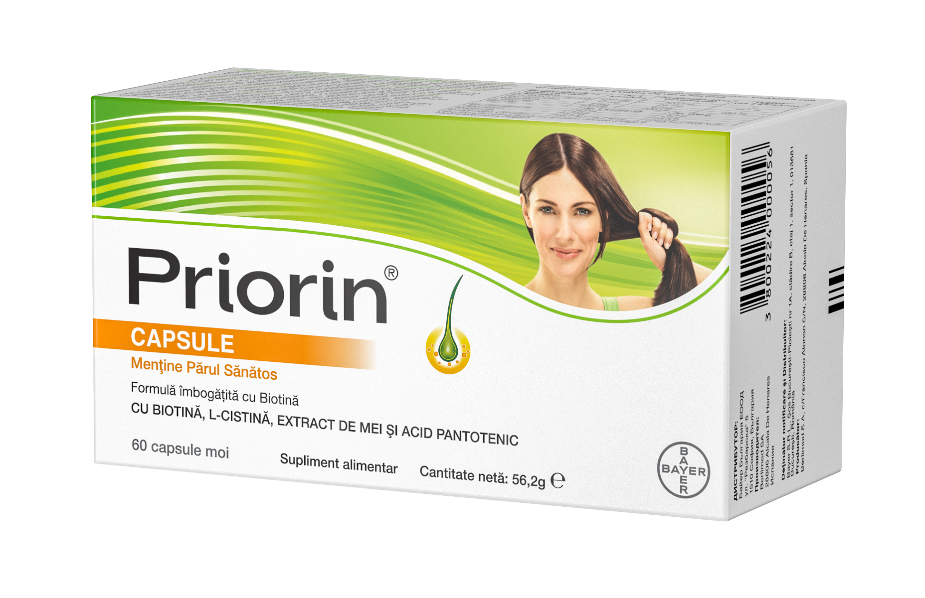 Priorin, 60 capsule, Bayer