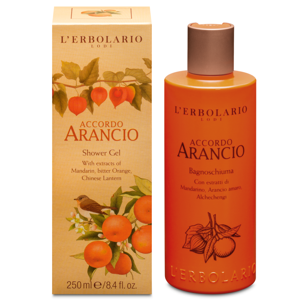 L'Erbolario Gel de dus Accordo Arancio, 250ml