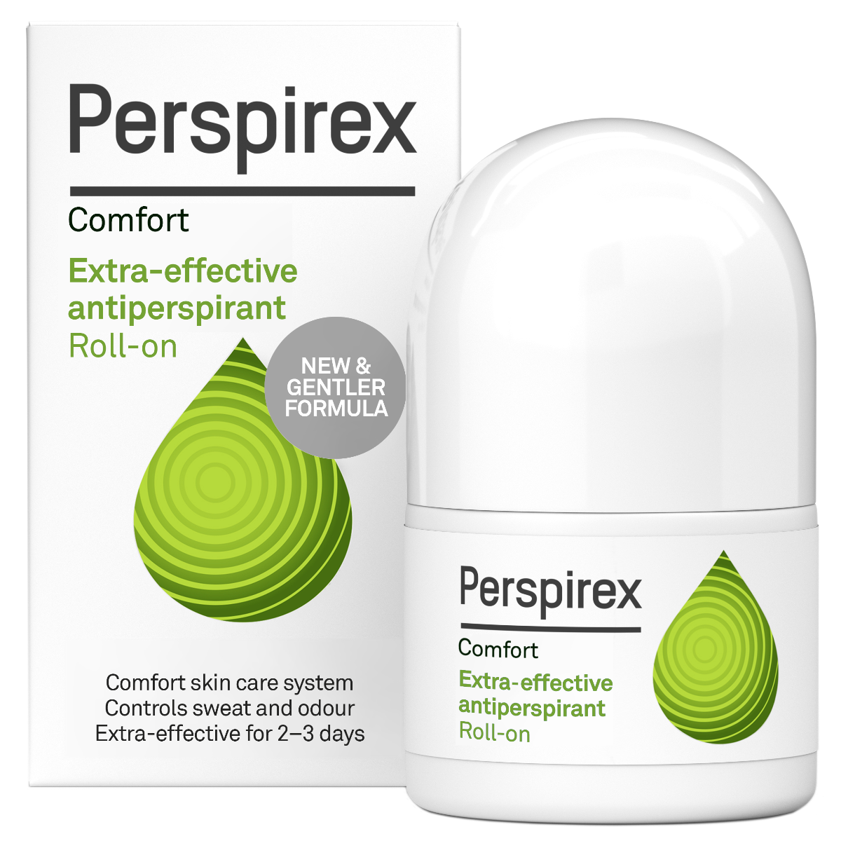 Antiperspirant roll-on Comfort, 20ml, Perspirex