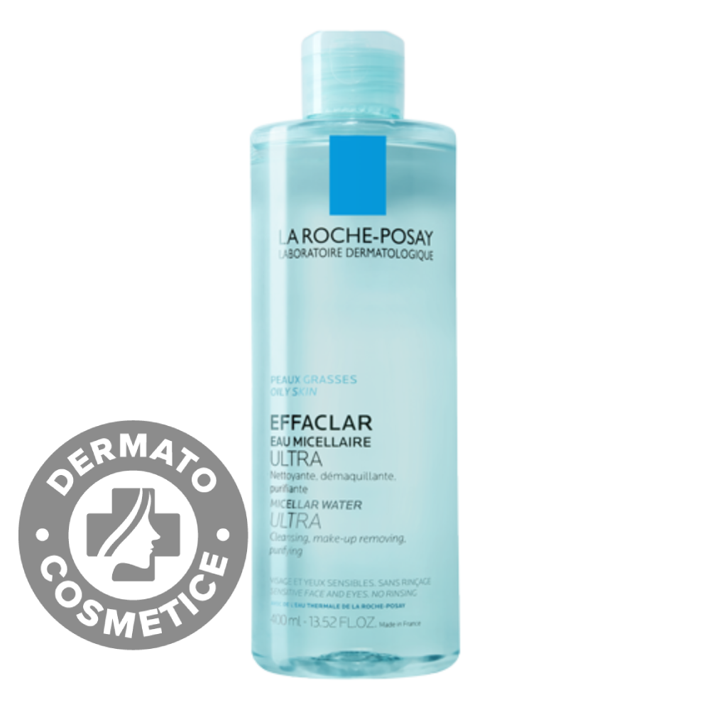 Apa micelara pentru ten gras cu tendinta acneica Ultra, 400ml, La Roche-Posay