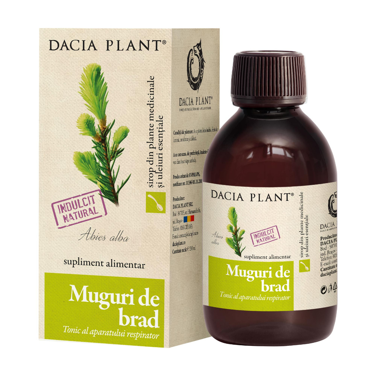 Sirop Muguri de brad, 200ml, Dacia Plant