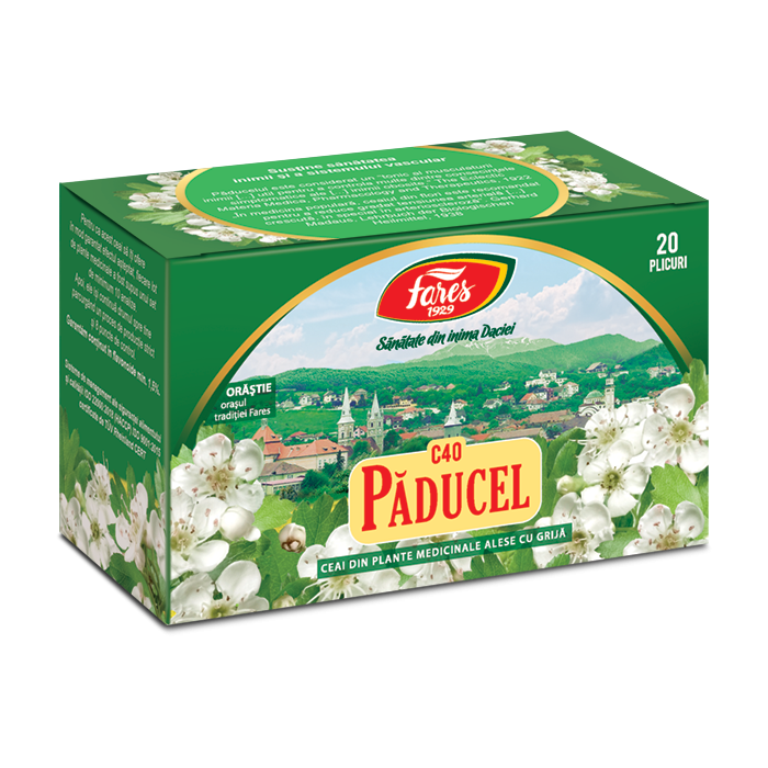 Ceai Paducel, 20 plicuri, Fares