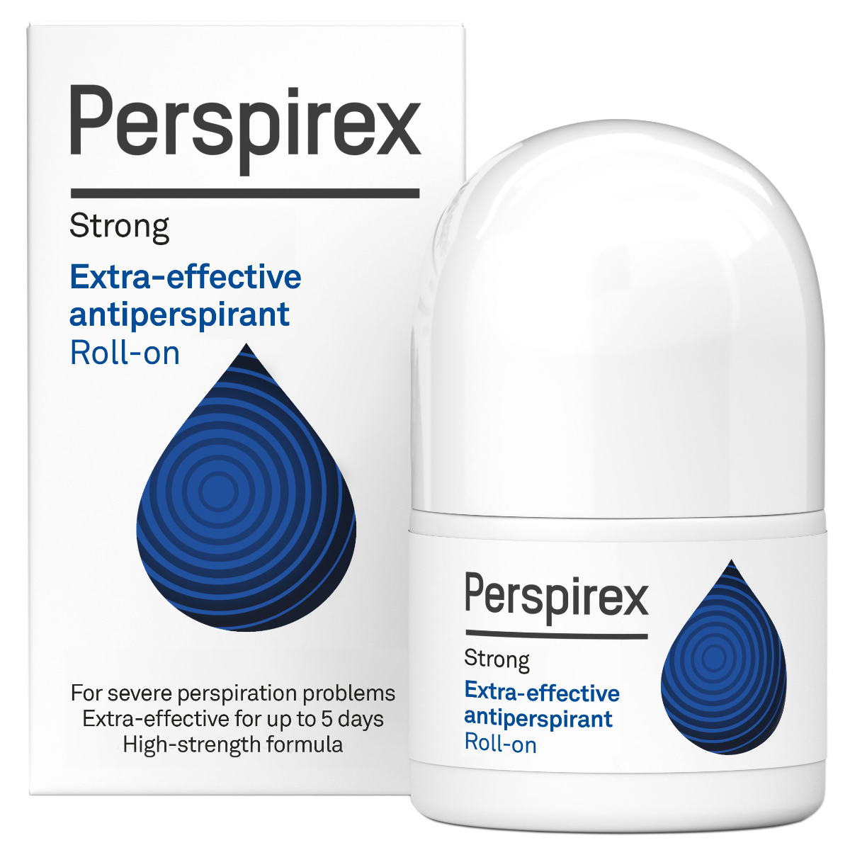 Deodorant roll-on cu protectie 5 zile Strong, 20ml, Perspirex